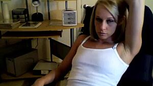 Kylie rips clothes and teases in homemade POV.