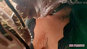 hardcore deepthroat interracial porn with ebony prostitute and big cock!