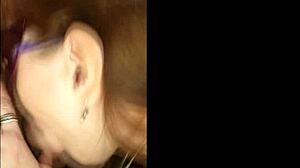 My husband's friend visits with a raging boner, leading to deepthroat blowjob and hardcore homemade fun with mature amateurs