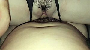 Stepsister moans as I play with her tight pussy and creampie it