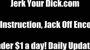 Jerk yur big hard cock like u mean it joi
