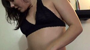 Sinn Sage teases with her ass in shorts and panties!