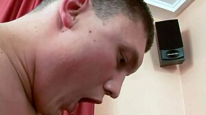 Horny little bitch with natural tits moans while riding my cock