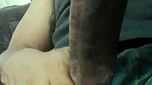 i jerk off this big latno dick so hard its amazing