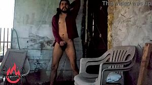 Intense outdoor fun happens in a gay setting under the open sky