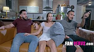 fingering stepsis next to her man, oops sorry violet reign peter green