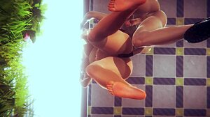 i love yangfei's fingering and footjob in genshin hentai