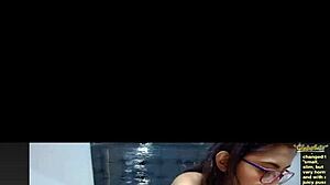 Latina Webcam Girl's Emotional Performance.