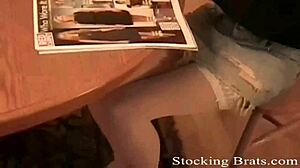 having fun with sex in stockings