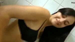 Peruvian amateur with gorgeous tits gets facial cum blast after intense doggystyle and blowjob in USA.
