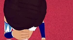 Avatar Korra's perfect blowjob in hentai 😘