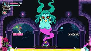 flip witch pixel hentai game ep 13 huge cock titjob and facial