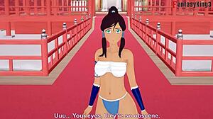 Avatar Korra's perfect blowjob in hentai 😘