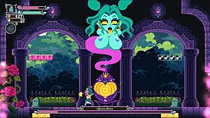 flip witch pixel hentai game ep 13 huge cock titjob and facial