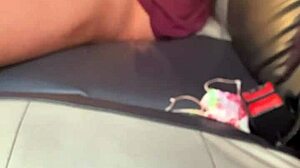 Latina milf teacher deepthroats in parking lot