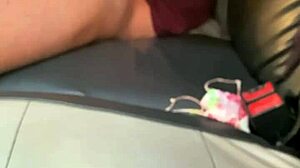 Latina milf teacher deepthroats in parking lot