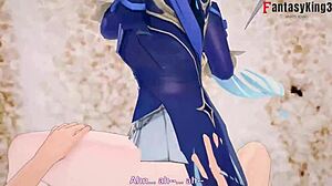 Yo, Furina banging naked in Genshin Impact full video!