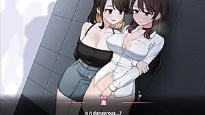 Hentai Gangbang Outdoors with Anime Lesbian Fingering in Magical Levantia Part 4