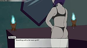 In 18Titans part 4, Raven indulges in intense masturbation