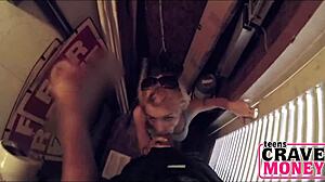Blonde Teen Needs Cash Fast, Turns To Sexy POV Fucking For Quick Money.
