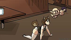 Bombshell Barista Redhead Takes Monster Cock In Pussy And Tits