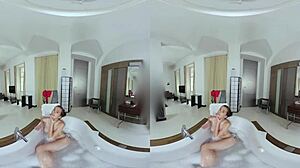 slutty girlfriend soaped up in bath, ready for fucking 😏 czech vr 301