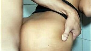 I almost got my ass fucked in that glory hole, but it was so tight and deep!