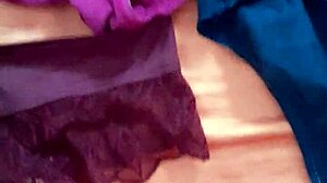 my sister-in-law's panties soaked from the cumshot, wanna see?