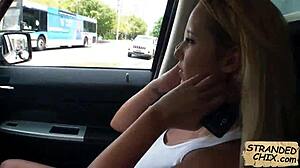 Tight Pussy Blonde Teen Tucker Starr Picked Up for Public Action. Her Hitchhiking Turns Into Raw Reality Fun.