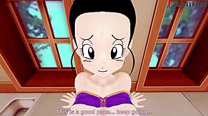 Conversational-Emoji Dragon Ball Z EX 3 part 2 shows Chichi stuck in kitchen - watch full 1hr on Sheer or PTRN Fantasyking3! 🔥🍳