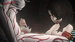 Ruby dreams about futanari group domination