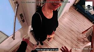 Slut MILF in Berlin rides young dick on fuck date