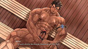 Fit Man Nails Young Guy in Steamy Sauna