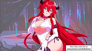 Joi hentai anal with 4 demons