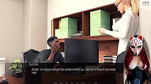 i cant beleive jessica oneils big tits in stockings and lingerie, its so sexy in this hard news ep 18