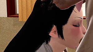 我超迷恋这款3D动漫里的灶门祢豆子，太性感了！