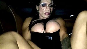 morena craves wild halloween fuck in car