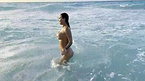 why pose naked on public beach?