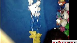 fat babe with big ass sucking monster cocks in threesome!