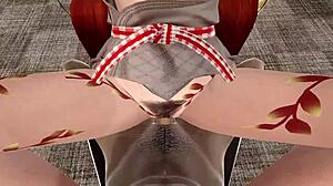 我超迷恋这款3D动漫里的灶门祢豆子，太性感了！