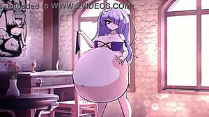 I love Camilla's hentai animation with big tits oral
