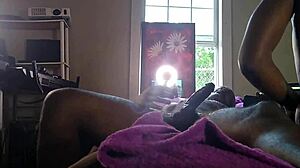 Thot in Texas - Raw Homemade Ebony Threesome Action!