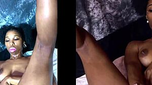 Goddess Luxxx28 spreads her pussy and plays with toys.