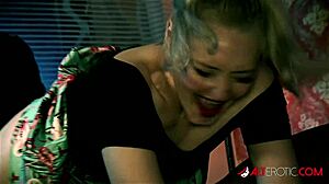 Oh man, that cute blonde Arielle Aquinas, she's like totally screwing the new director in this storyline with doggystyle and anal...