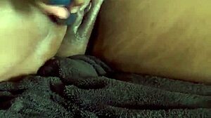 Enjoyable Relaxation Session On The Oiled Sofa With Personal Touch