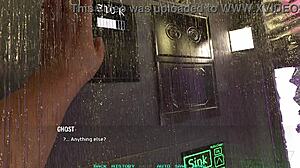 name88s triangle 01 - black haired babe teases before steamy action