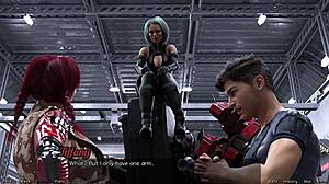 Stranded in space, checking out that cute robot girl 😍