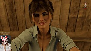 Artemis 1 Playful Fox Enjoys Playing Adult Visual Novel