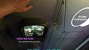 name88s triangle 01 - black haired babe teases before steamy action