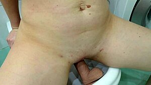 I'm fucking this huge dildo hard while taking sexy close-up shots for my boyfriend